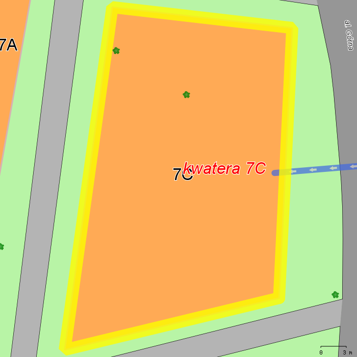 doj�cie do kwatery od wskazanej bramy