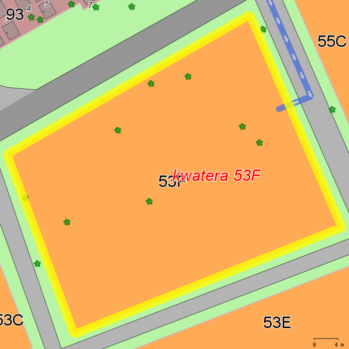 doj�cie do kwatery od wskazanej bramy